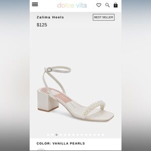 Dolce Vita Pearl Heels